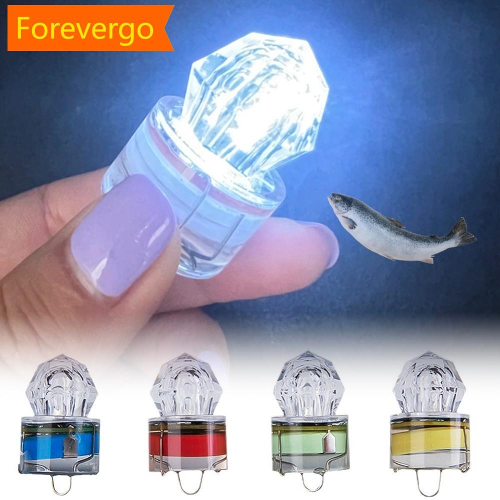 forevergo 1PC Mar Profundo Diamante Noite Pesca Led Subaquático Luz De Atração De Peixes Multicolori