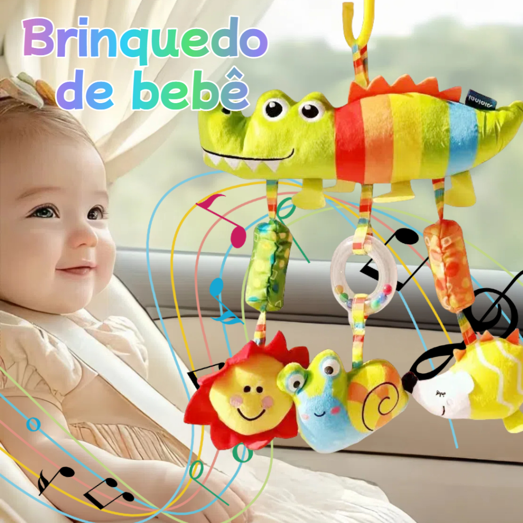 MEDOOSI BebêRecém Nascido Coruja 0-3anos Mobile para Carrinho Berço E Mordedor Montessori Brinquedo