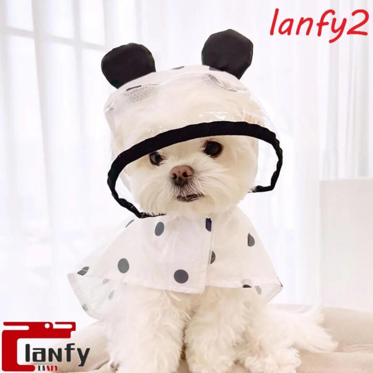 LANFY Capa De Chuva Para Cães , Leve E Ajustável