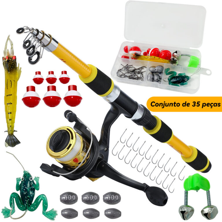 Conjunto Promocional Incluindo Vara De Pesca De 1.