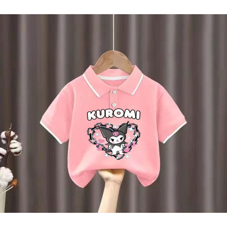 2025 Camisa Polo Fofa Com Estampa De Coração Kur