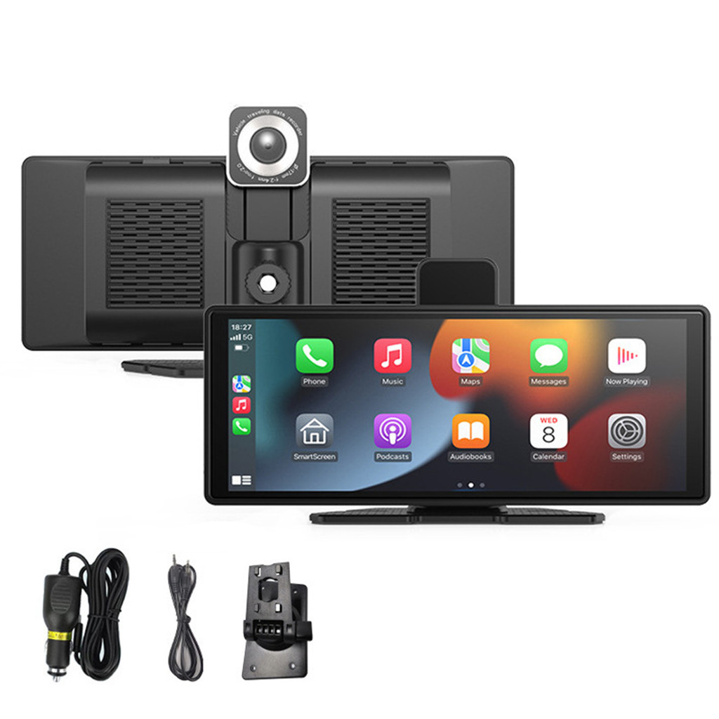 Tela 10.26 HD DVR 64GB+Câm.Frontal,CarPlay/Android Auto Wireless/Cabo, BT5.0, Toque,Tela Dividida, A