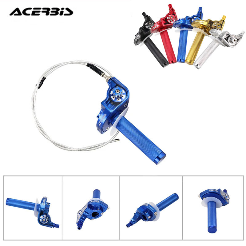 ACERBIS 22mm CNC Acelerador De Alumínio Apertos Torcidos Para Motocicleta Ciclomotor Scooter ATV Dir