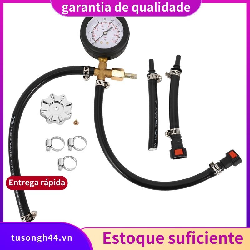 Medidor De Pressão Da Bomba De Injeção De Combustível Conectado Rápido Com Válvula 0-100PSI jimarnol