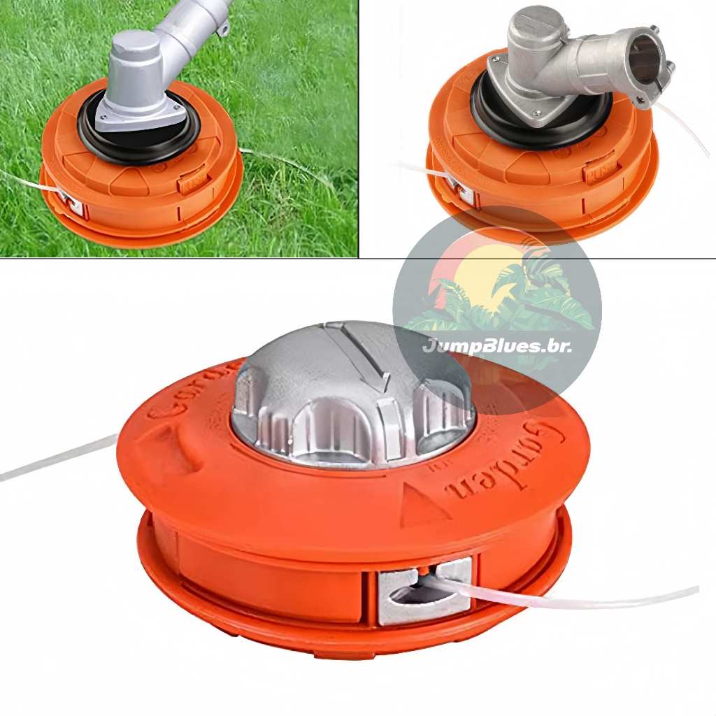 Carretel Automático Carga Fácil Garden P/ Roçadeira  – Profissional Jump Modelos de alumínio ou plás