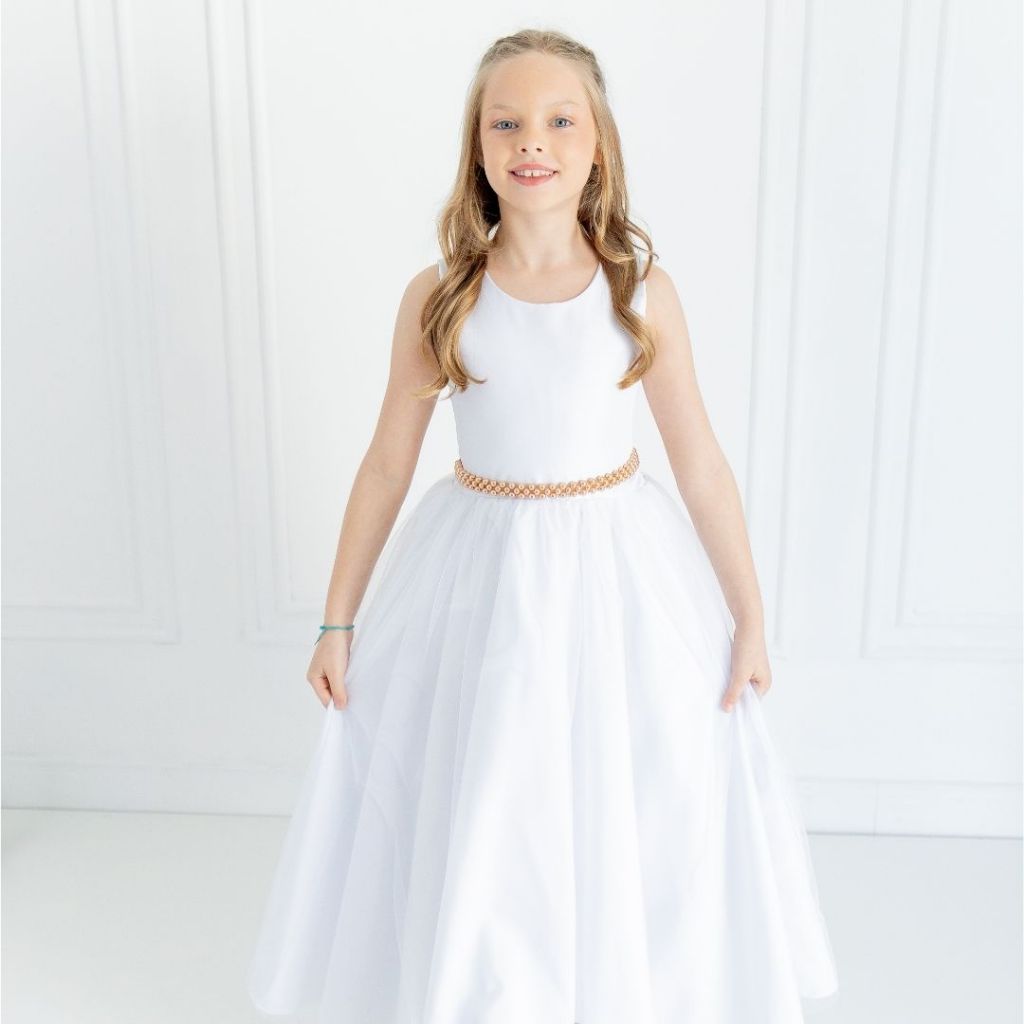 Acessório Cinto de Perolas ABS 8mm JUVENIL Sintética Artesanal REF4237