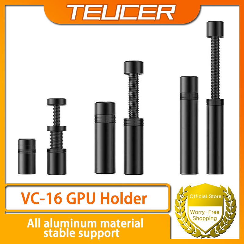 TEUCER VC-16 Computador Caso Suporte De Placa Gráfica Alumínio RTX3090 4090 GPU 27-120mm Expansão