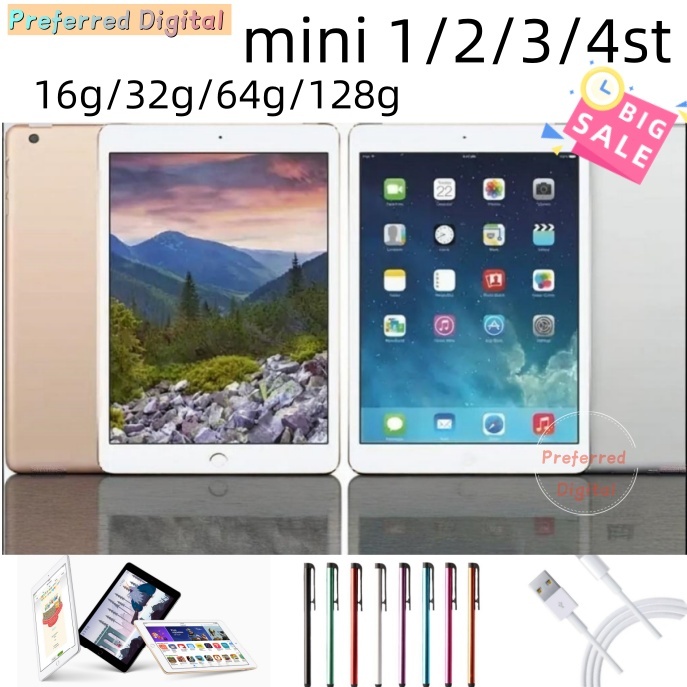 Tablet pad mini 1/2/3st (16G/32G/64G/128G) Dual Co