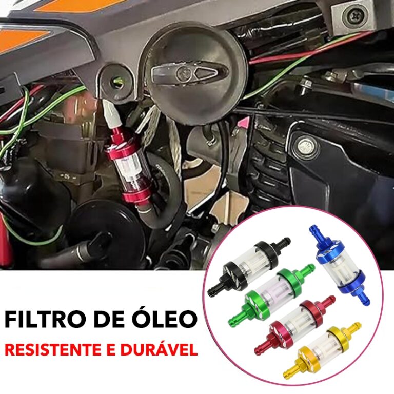 8mm Filtro de Combustível  para Moto  Peça de Mo