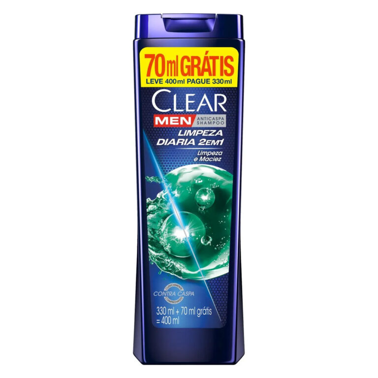 SHAMPOO ANTICASPA CLEAR MEN LIMPEZA DIÁRIA 2EM1 4