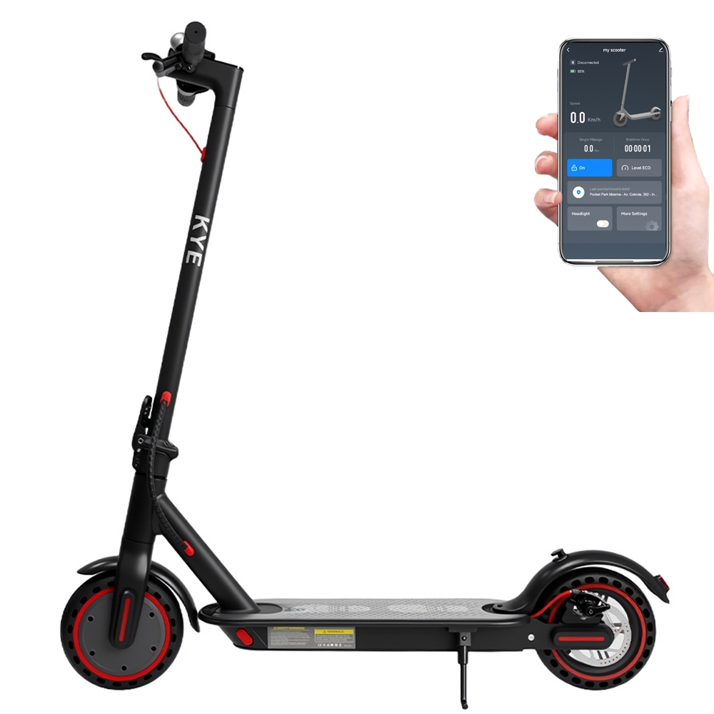 Scooter Elétrica Dobrável De 500w Para Adultos,app,bluetooth