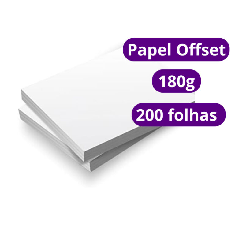 Papel Offset Opaline Liso 180g Branco Diplomata Ki