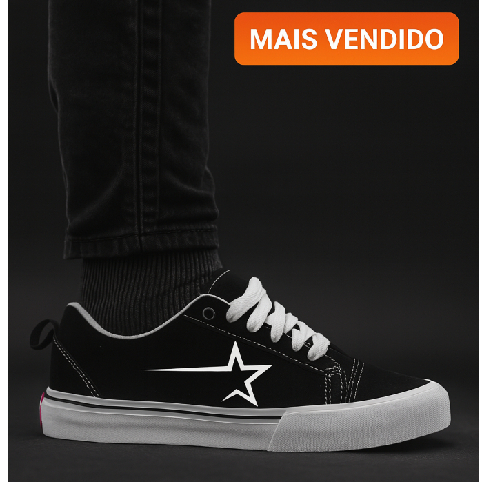 Tênis Estilo Skate Unissex Feminino e Masculino C