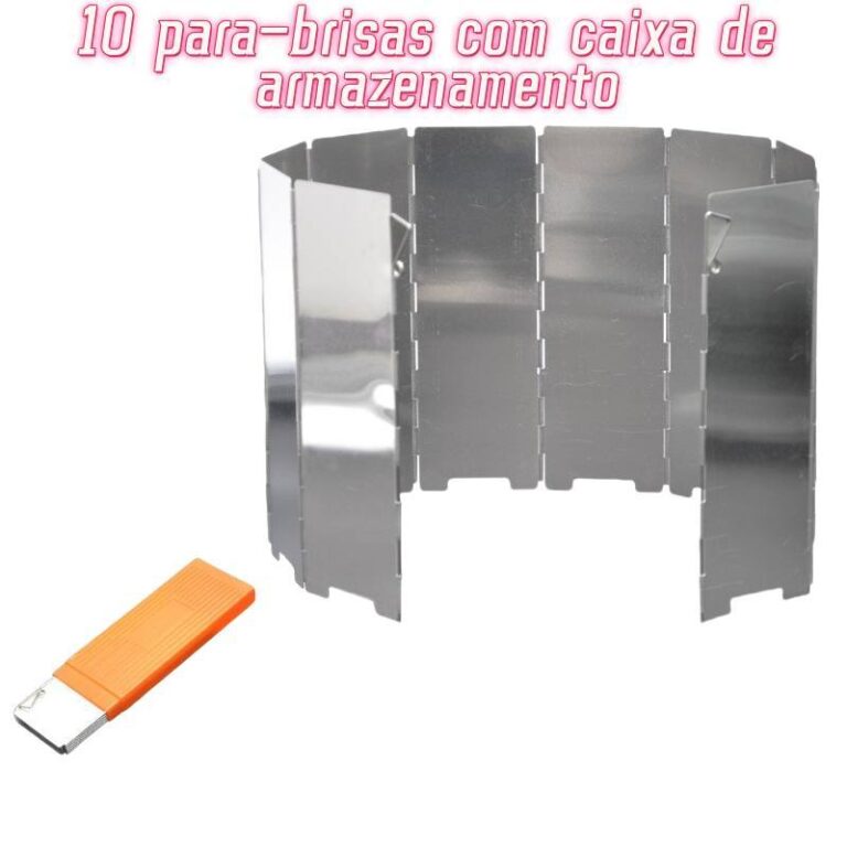 Protetor De Vento Para Fogareiro Wind Shield  Camp