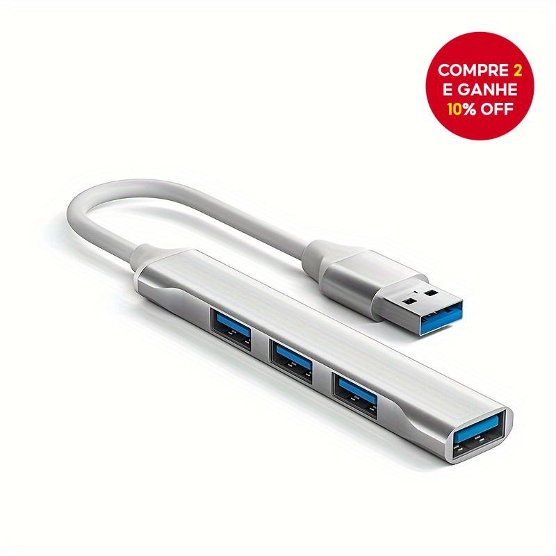 Tipo c Para 4 Portas Usb HUB Divisor De Carregador Adaptador USB3.0 De Alta Velocidade Laptop