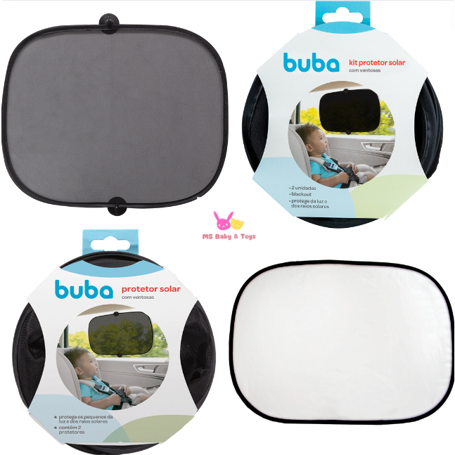 Kit Com 2 Protetor Solar blackout Carro Infantil P