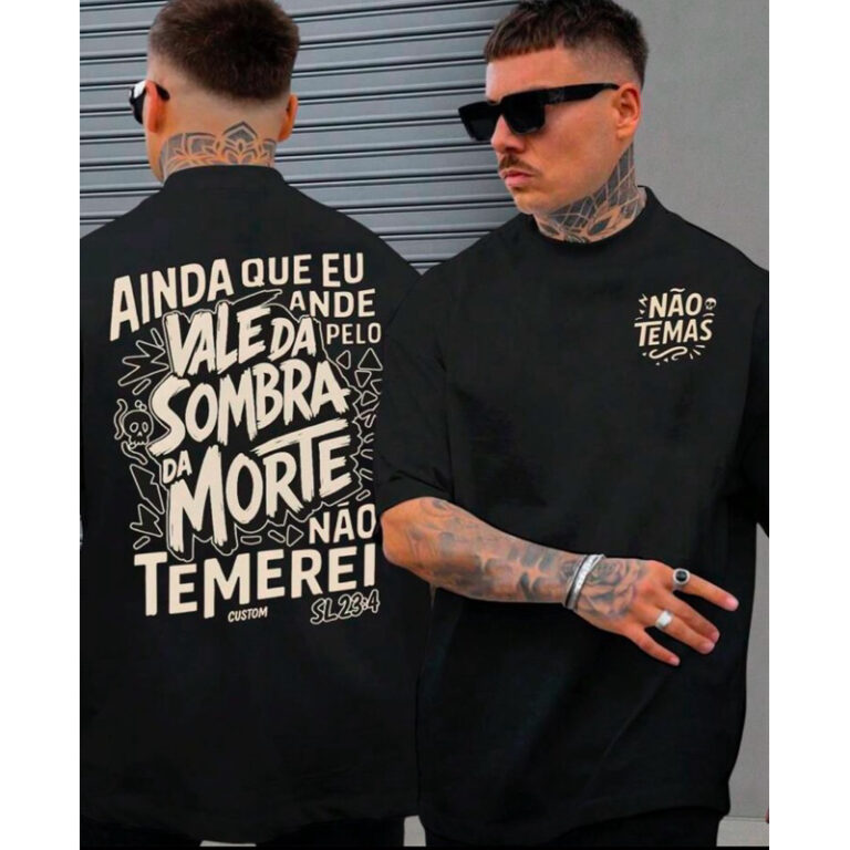 Camiseta T-shirt Cristã Gospel blusa Versículo C