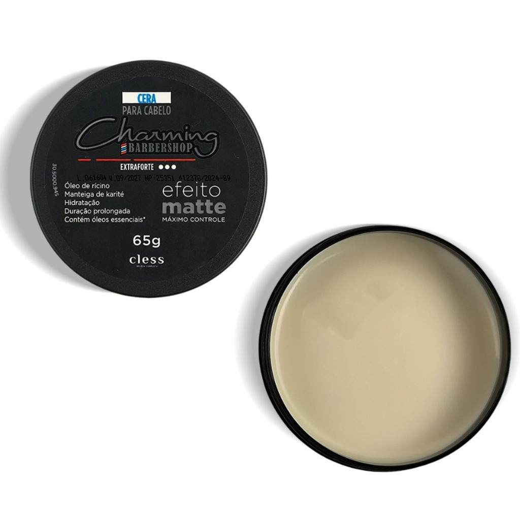 Charming Barbershop Cera Para Cabelo Efeito Matte 65G- Cless