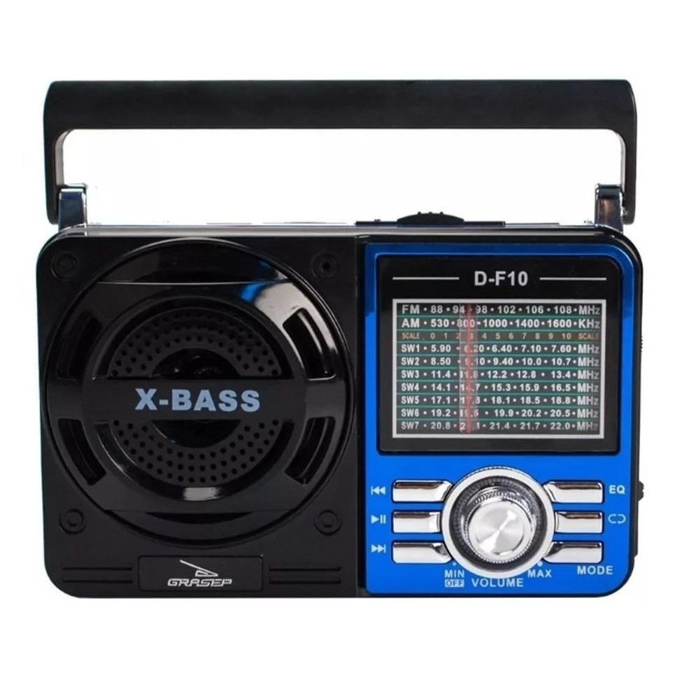Radio Vintage Retrô Recarregável Am Fm Sw Usb Mp3 Auxiliar Cor Marrom