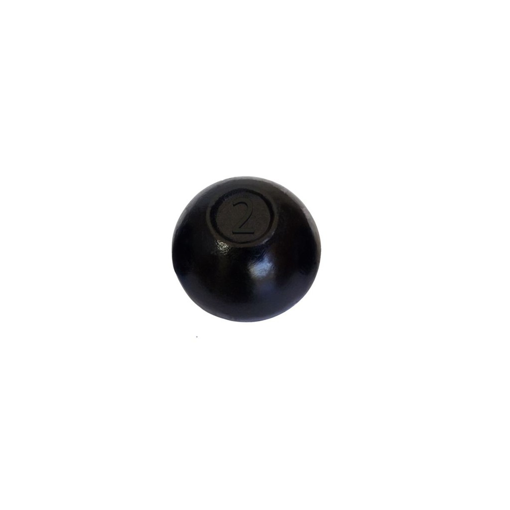 Bola de Arremesso Ferro Fundido Treinamento Funcional 2Kg