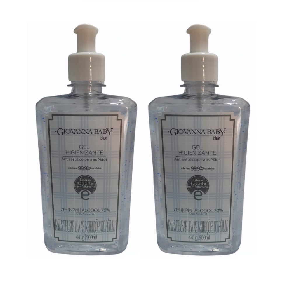 Giovanna Baby Kit 2 Gel Higienizante Blue 500ml