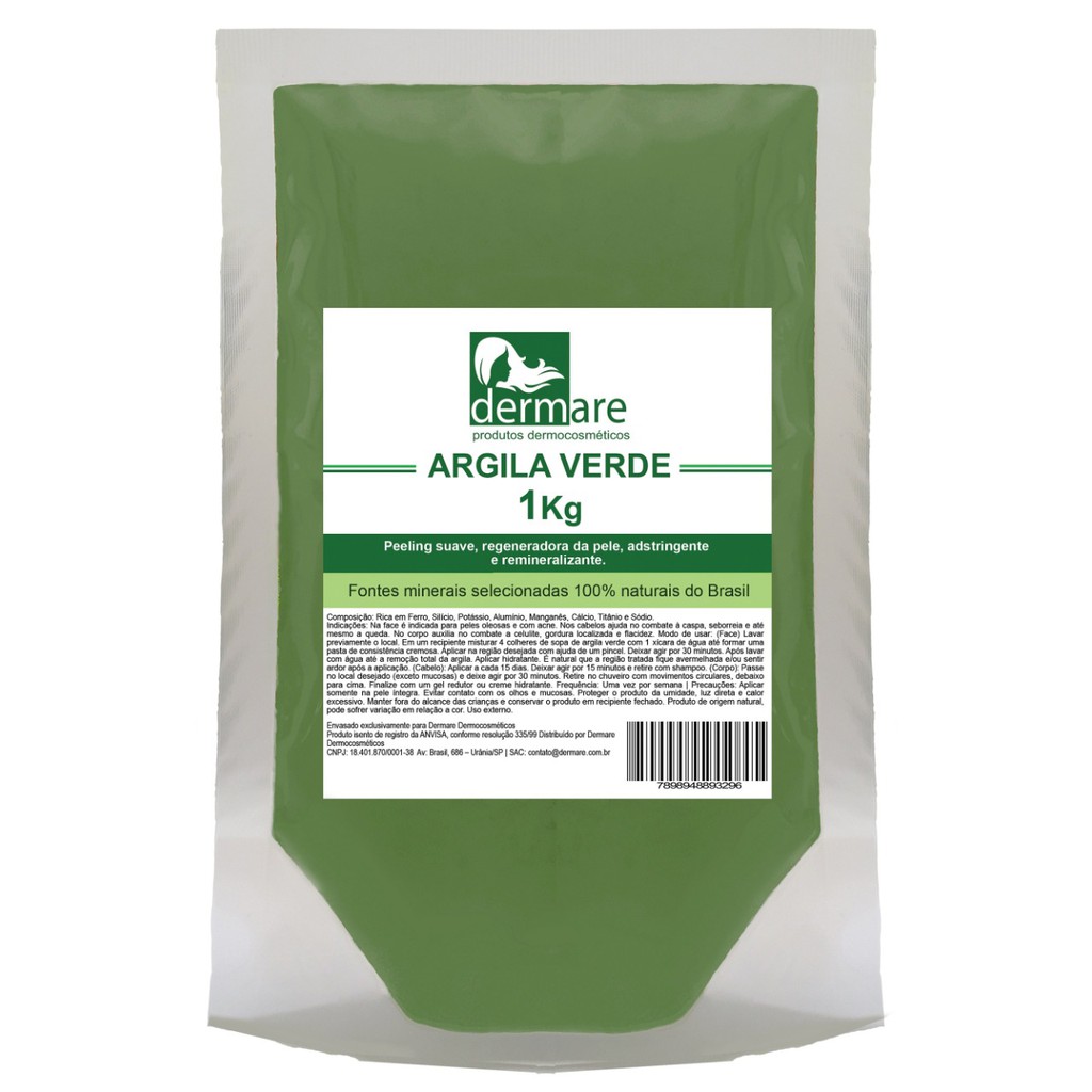 Argila Verde 1Kg – Dermare
