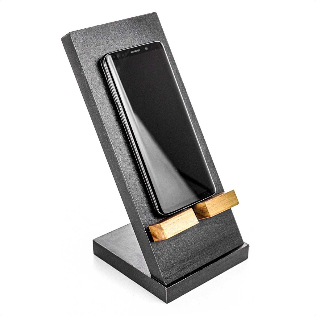 Suporte De Mesa Celular Live Home Office Madeira