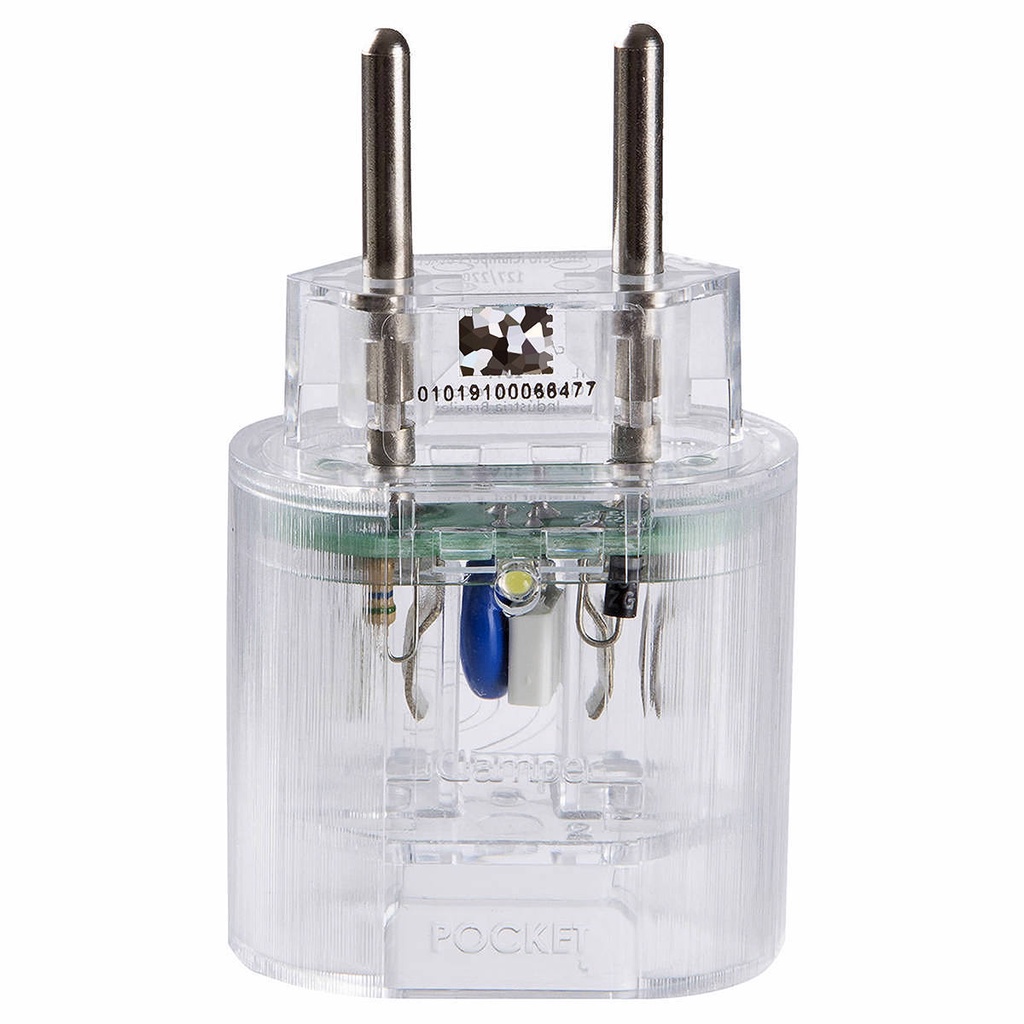 DPS iClamper Pocket 2 Pinos 10A Proteção contra Surtos Elétricos e Raios Mesmo Sem Aterramento Clamp