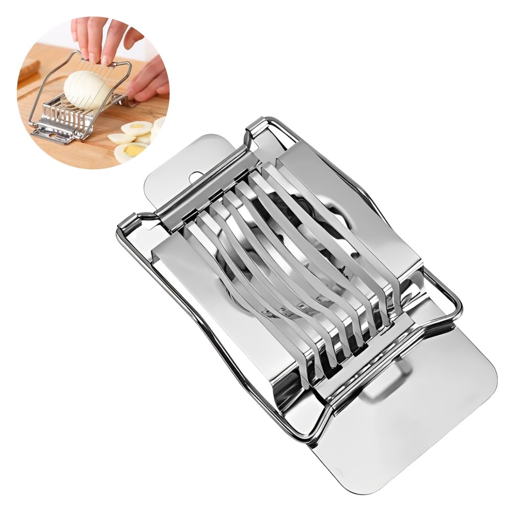 Fatiador Cortador De Ovos Em Inox Dasshaus