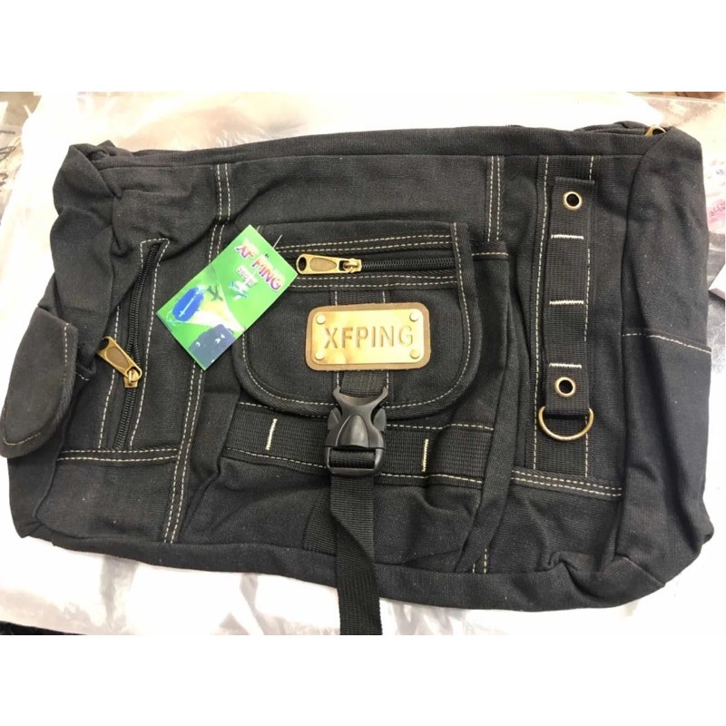 Bolsa Carteiro – Pasta Tiracolo – Lona – Masculino/feminino