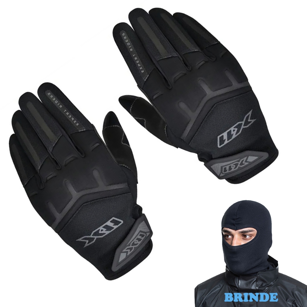 Luva Moto Fit X Touchscreen Motoboy X11 Frio Masculina Original WSP Touca ninja balaclava