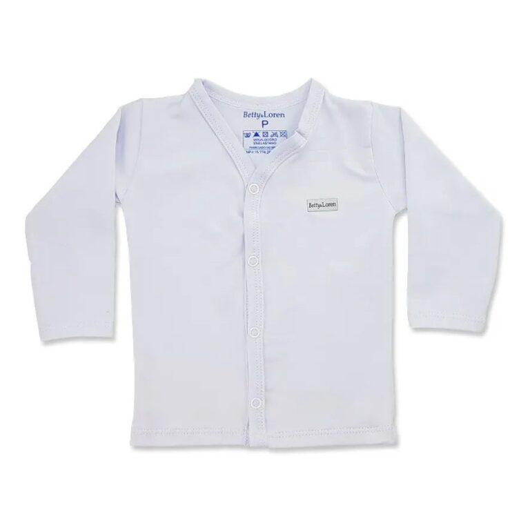 Casaquinho Cardigan Roupa de Bebê, Liso para Nen