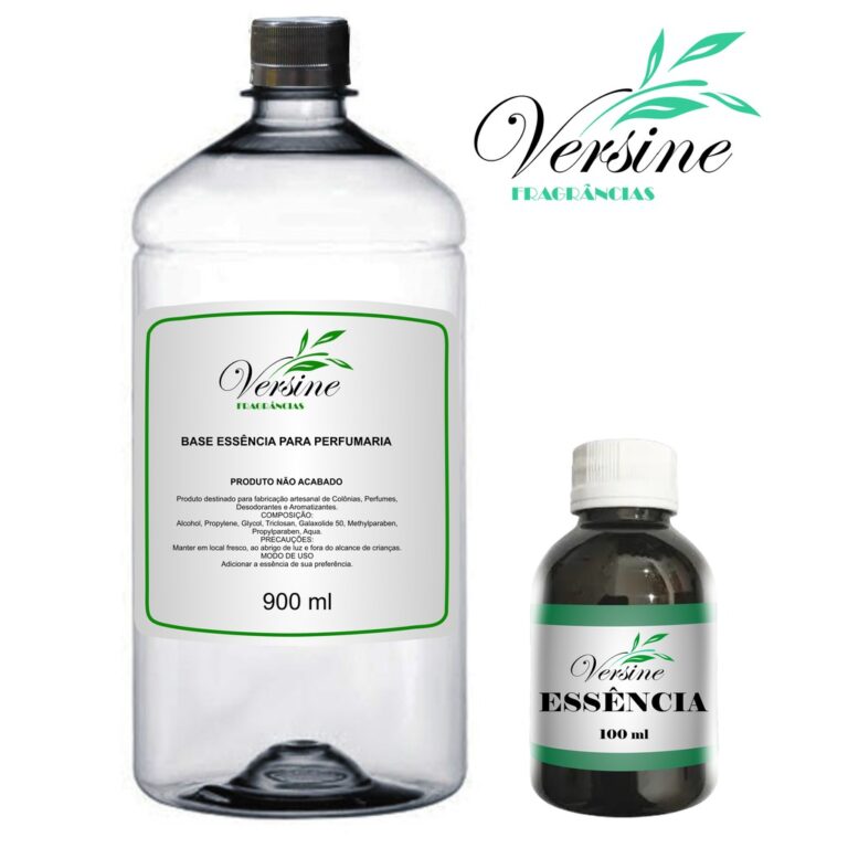 1 Base Pronta  900 ml + 1 Essência Para Aromatiza