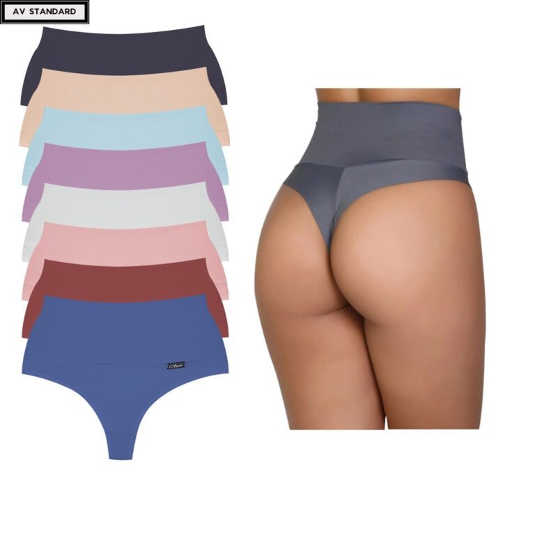 10 Lindas Calcinhas Modeladora Cós Alto Fio Duplo