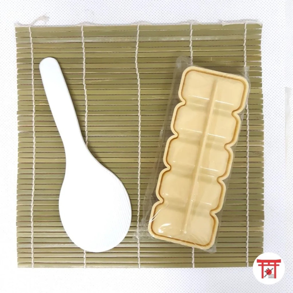 Kit Para Sushi (chamoji + Esteira Sudare + Forma Niguiri)