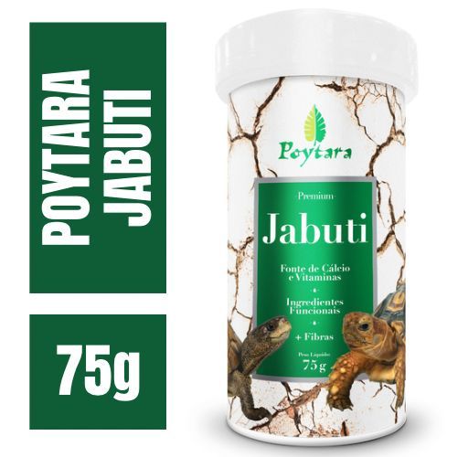 Poytara Ração Para Jabuti Sticks 75g –  Pr