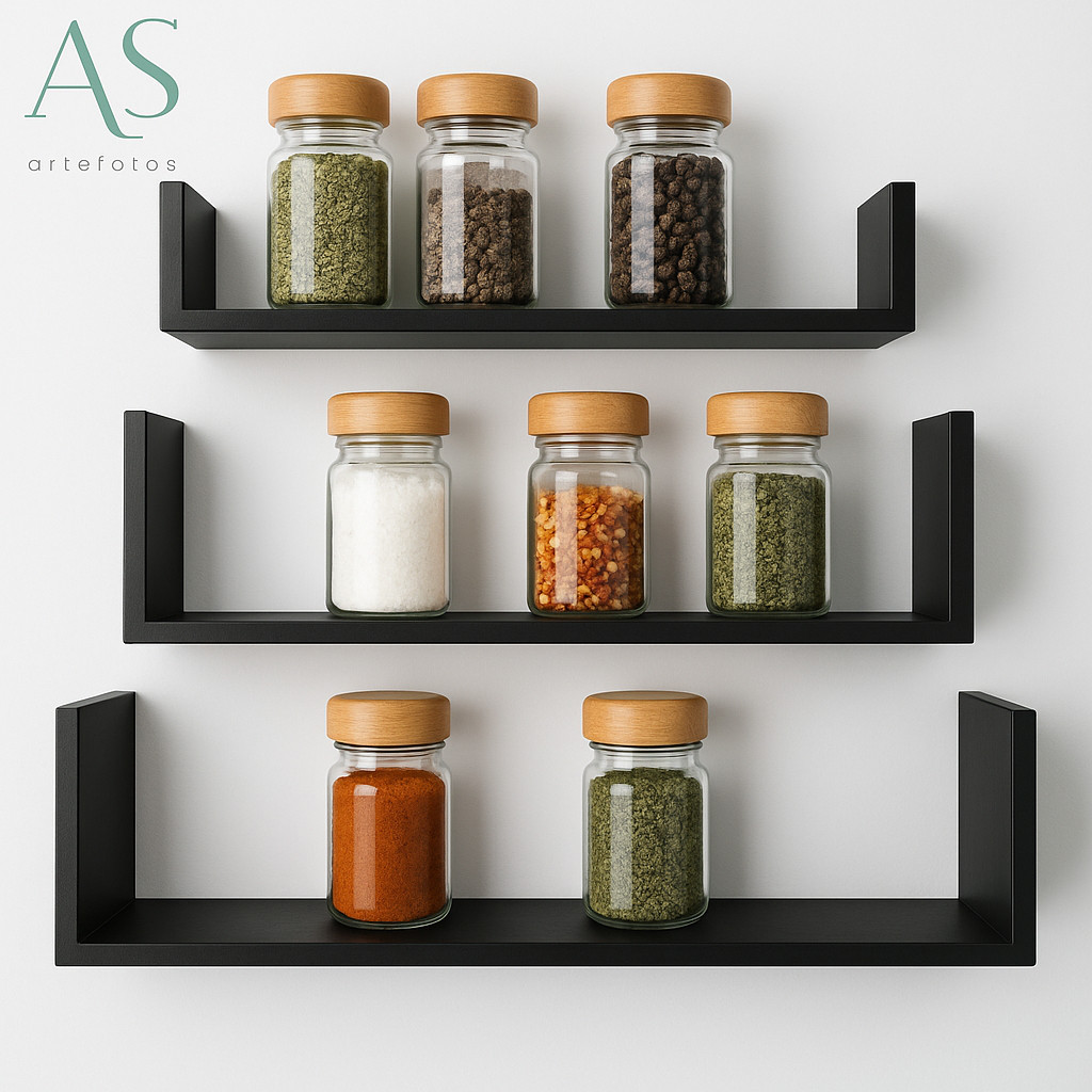 Porta Tempero Parede  Suspenso Suporte Papel Toalha Rolo