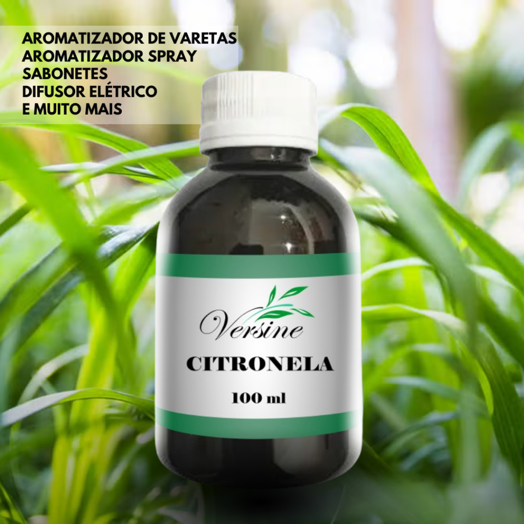 Essência Citronela 100ml Difusor Aromatizante