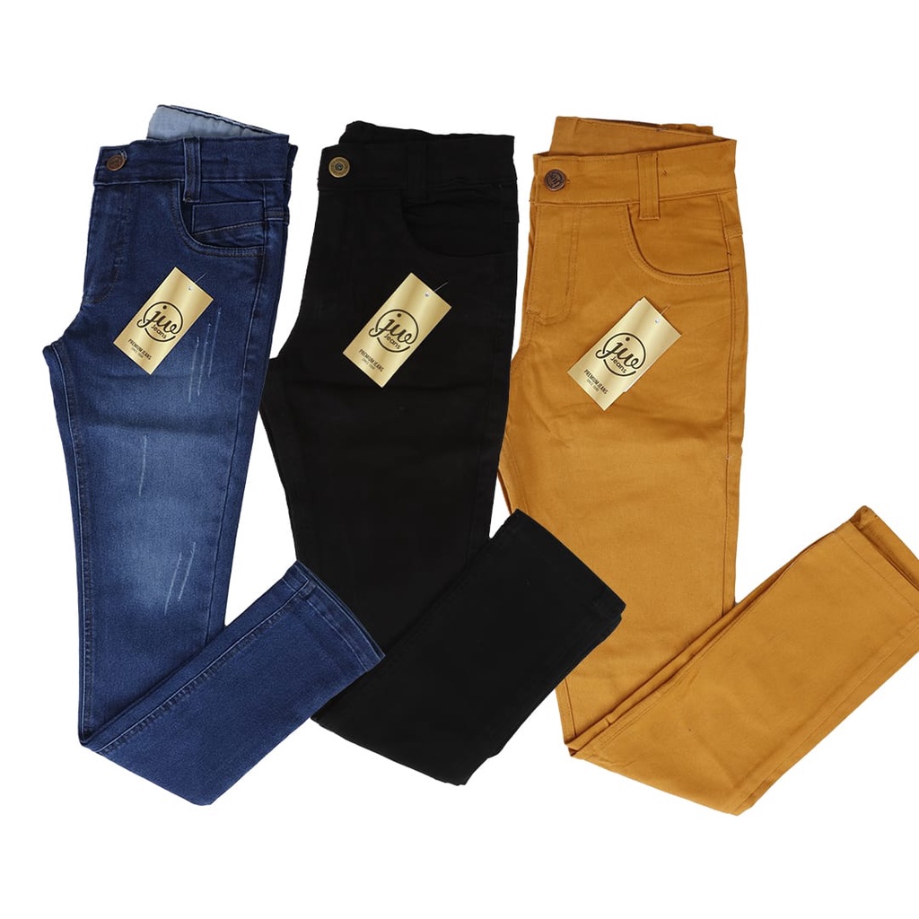 Calça Jeans masculina infantil menino jeans e sarja