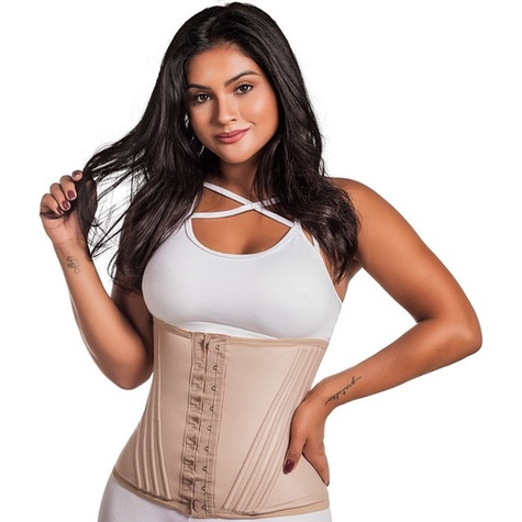 Cinta Modeladora Emborrachada 16 Barbatanas Abdomi