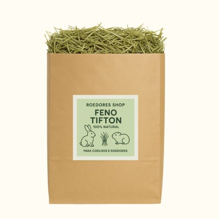 Feno Tifton Premium Verdinho Para Coelhos Hamster 