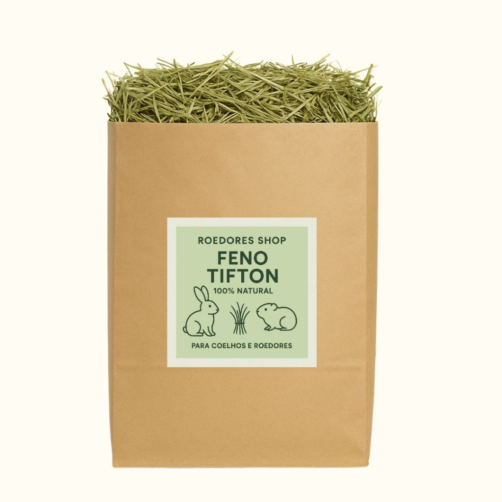 Feno Fresco Verdinho Para Coelhos Hamster Porquinhos da Índia e Chinchila Pets 500g 1kg 2kg 4kg