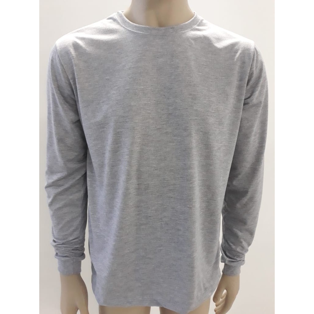 Manga Longa Mescla Manga Comprida 100% Poliéster