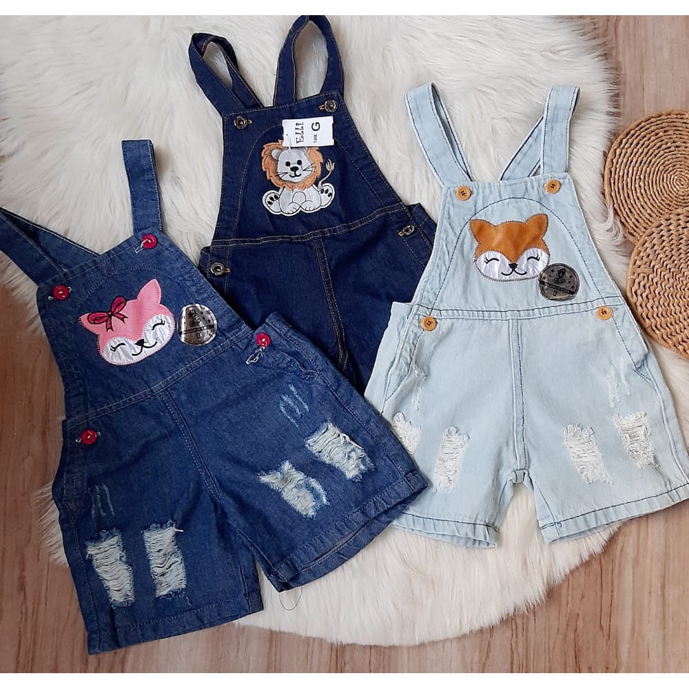 Jardineira Jeans (Masc e Fem) LINDA Só Hoje