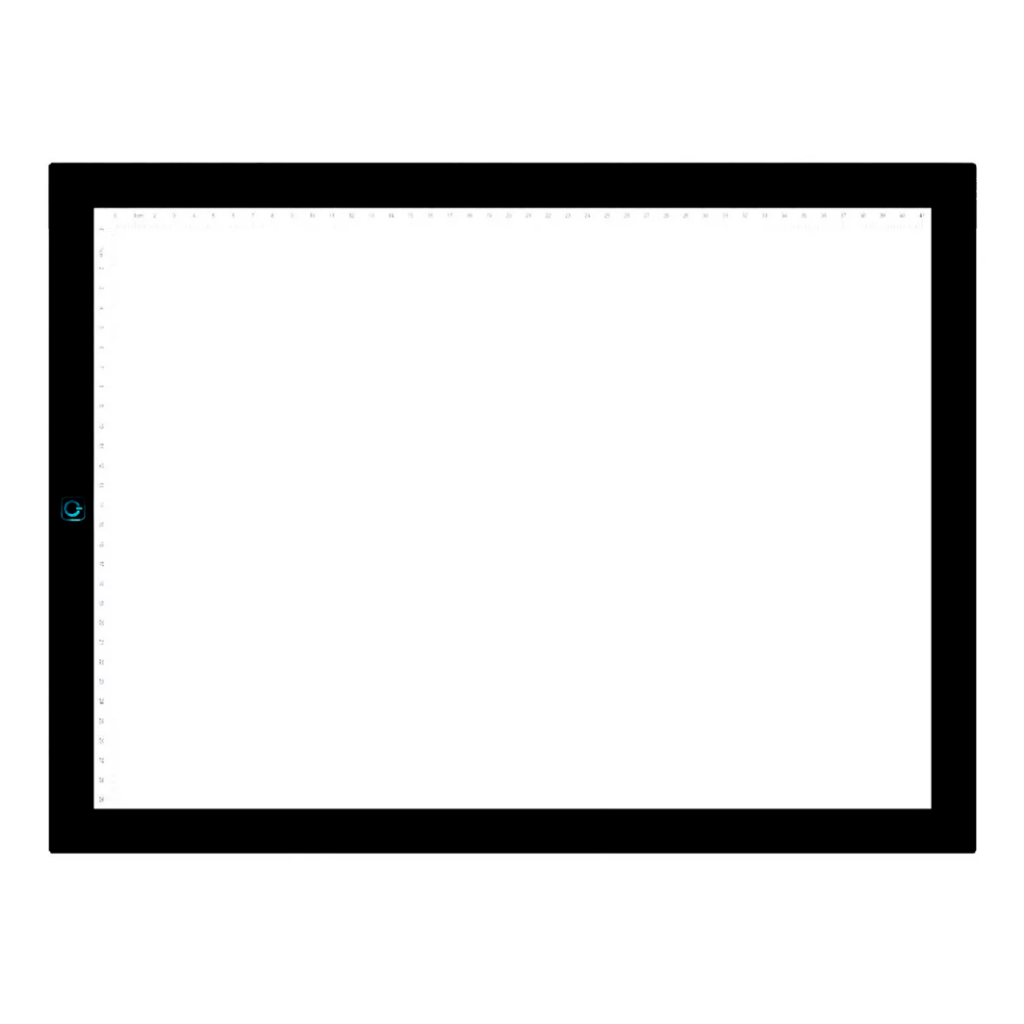 Mesa De Luz A4  ou A3 de 3 NÍVEIS DE ILUMINAÇÃO Preto Premium Para Desenho Transposição Led