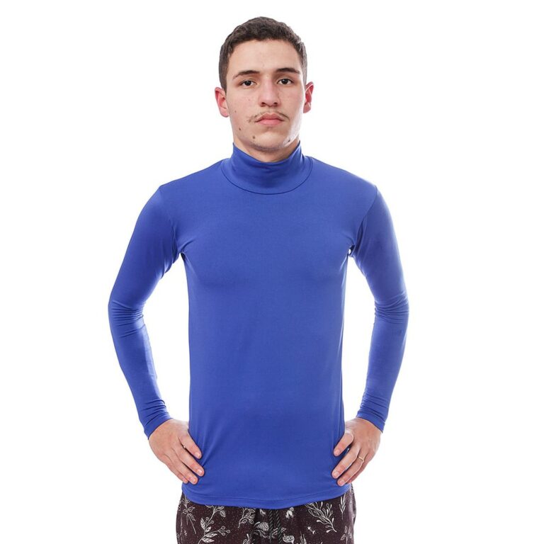 Blusa Ciclista Segunda Pele Gola Alta Manga Compri