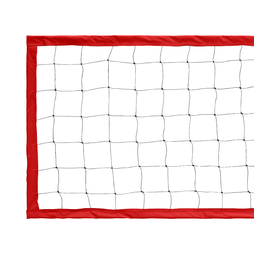 Rede de Vôlei Amadora 4 metros Vôlei de Praia, Futevôlei Recreativo 4 Faixas com Proteção UV
