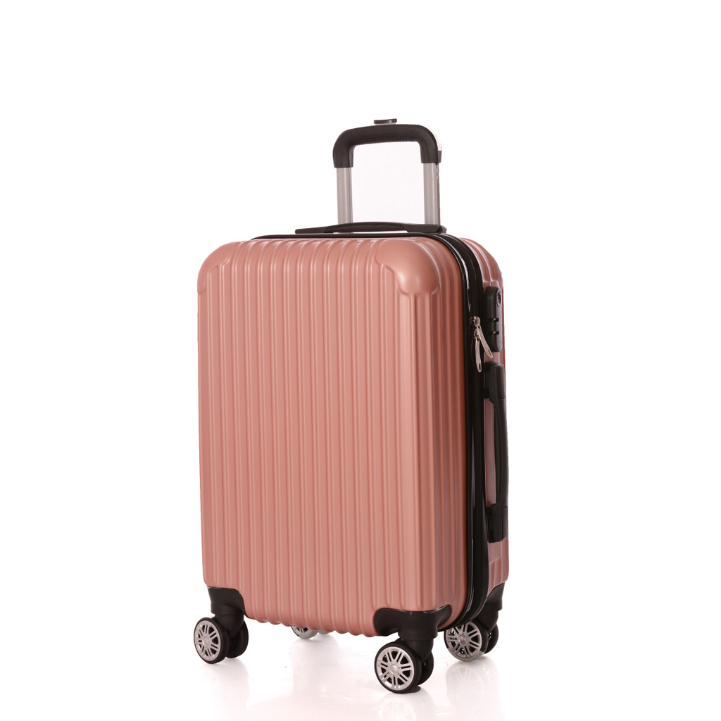 Mala de Bordo Viagem Pequena ABS – (55 x 35 x 22cm) C/ 4 Rodinhas 360. – (Regulamentação ANAC)