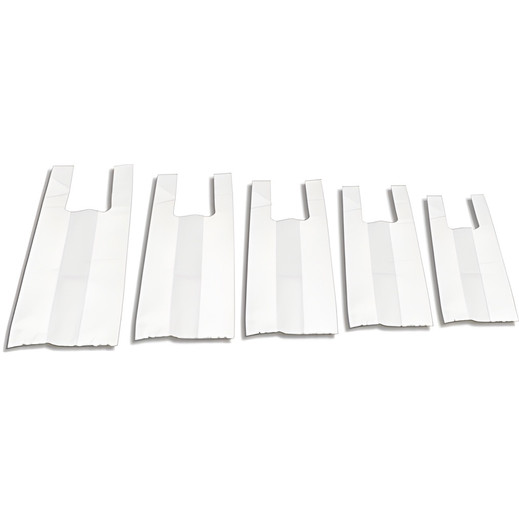 100 Sacolas plásticas brancas 30×40 40×50 50×60 60×80 com 100 unidades