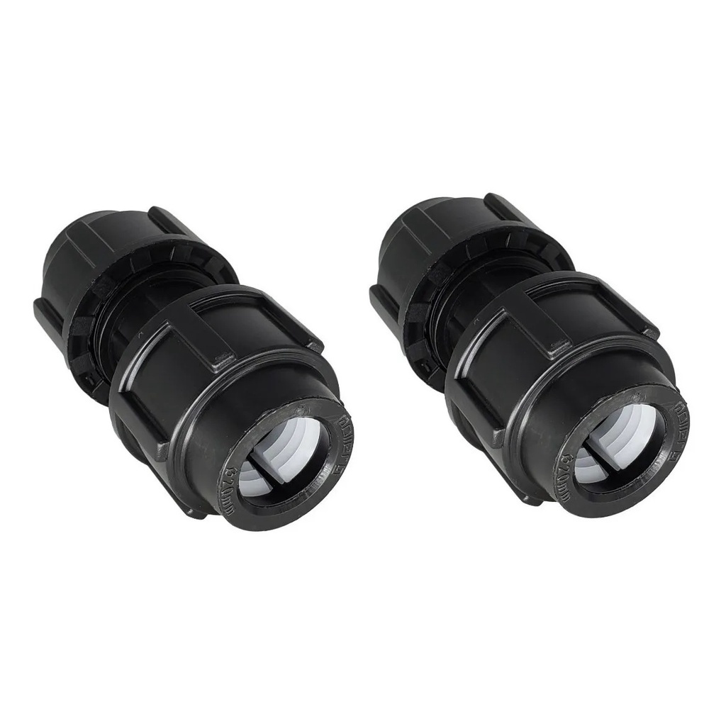 União Compressão 20mm – Copasa / Sabesp – 2 Pçs